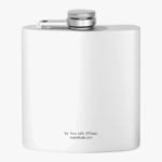 Flask White Music Lover