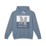 Lightweight Hoodie Blue Jean White 1