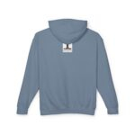 Lightweight Hoodie Blue Jean White 2