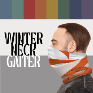 Winter Neck Gaiter With Drawstring