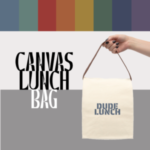 Canvas Lunch Bag With Strap