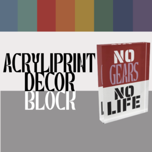 AcryliPrint Decor Block